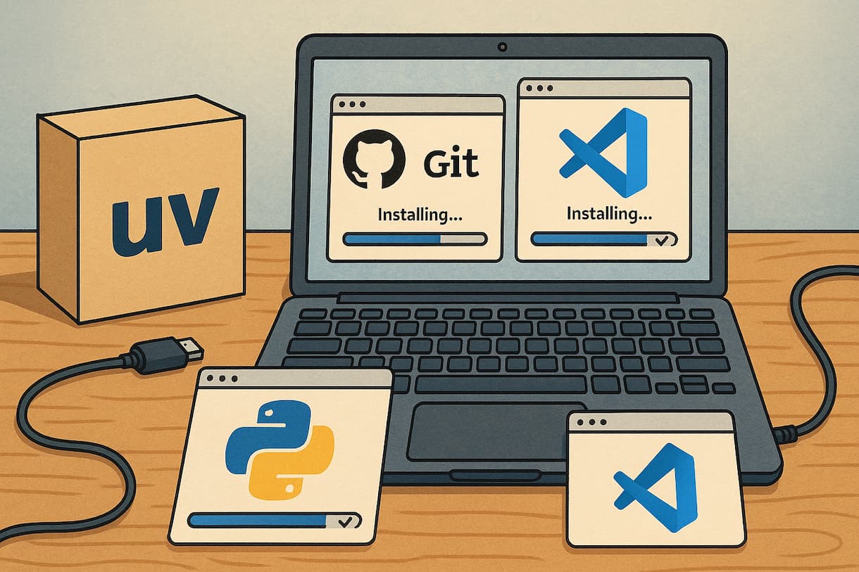 Installing UV, Git and VS Code (by ChatGPT)